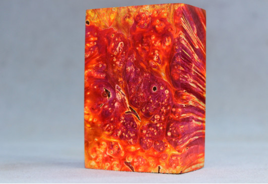 Stabilized Maple Burl Wood Mod Block